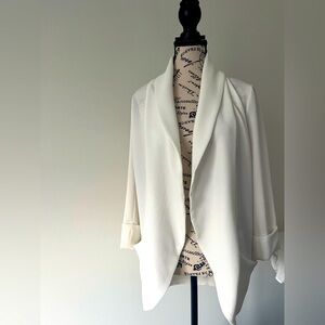 Wilfred white crepe blazer